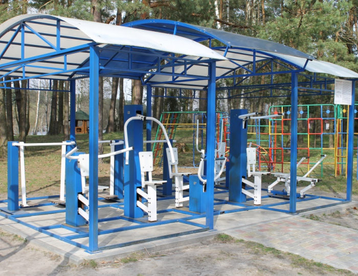Уличные тренажеры - Санаторий «Буг» Беларусь